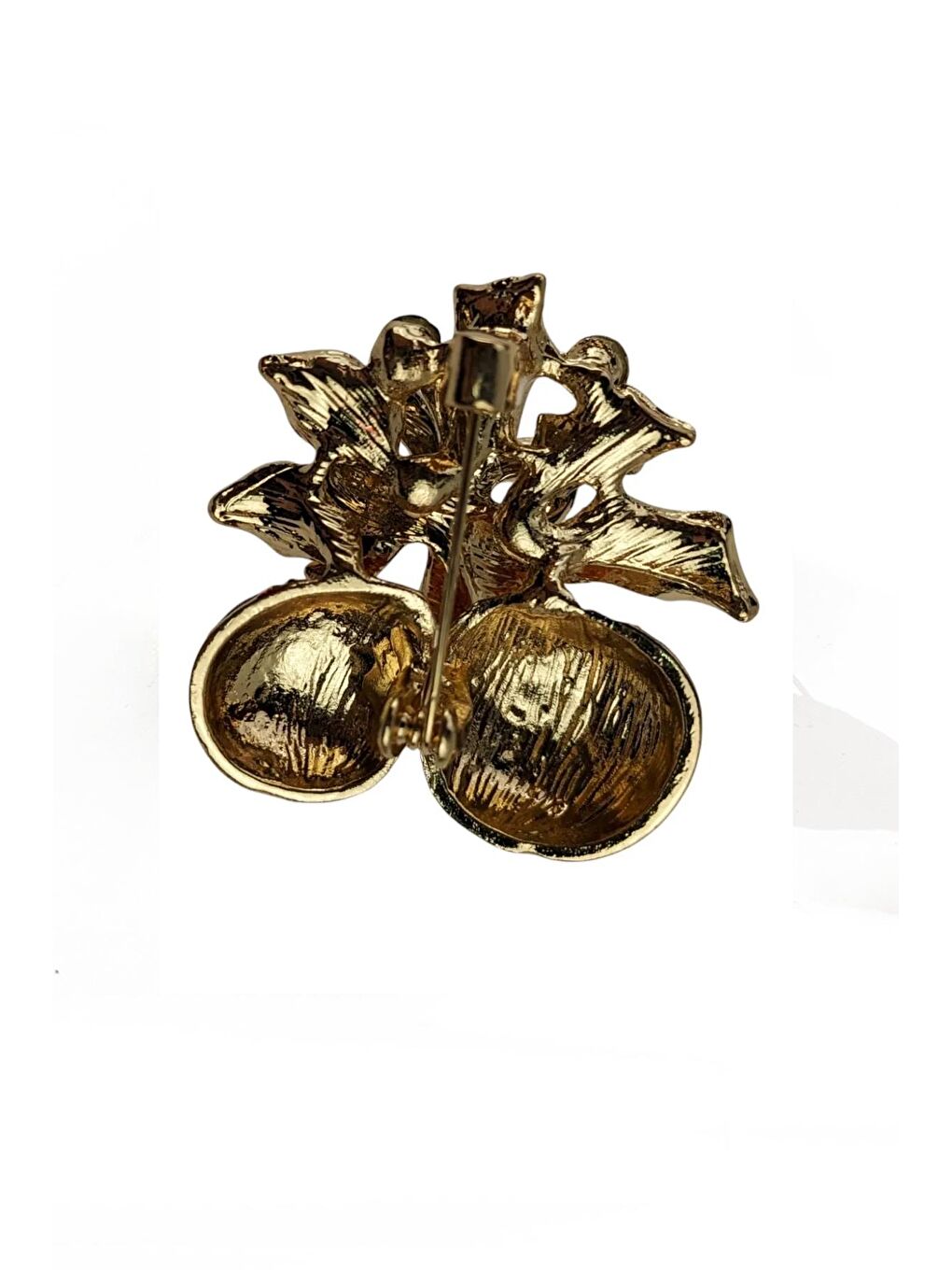 Sarı Yılbaşı Süsleri Renkli Yaka İğnesi Broş-5