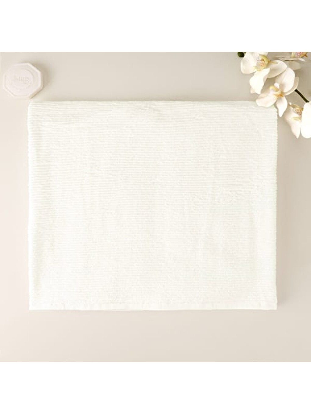 Soft Bame Banyo Havlusu - Ekru - 90x150 cm-3