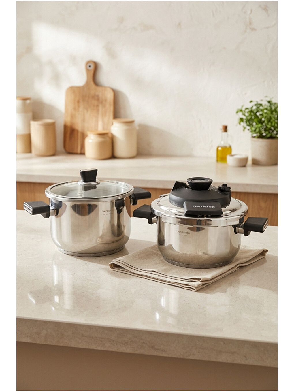 Gri Smart Cook 2'li 4-6l İndüksiyon Tabanlı Düdüklü Tencere Seti Siyah-5