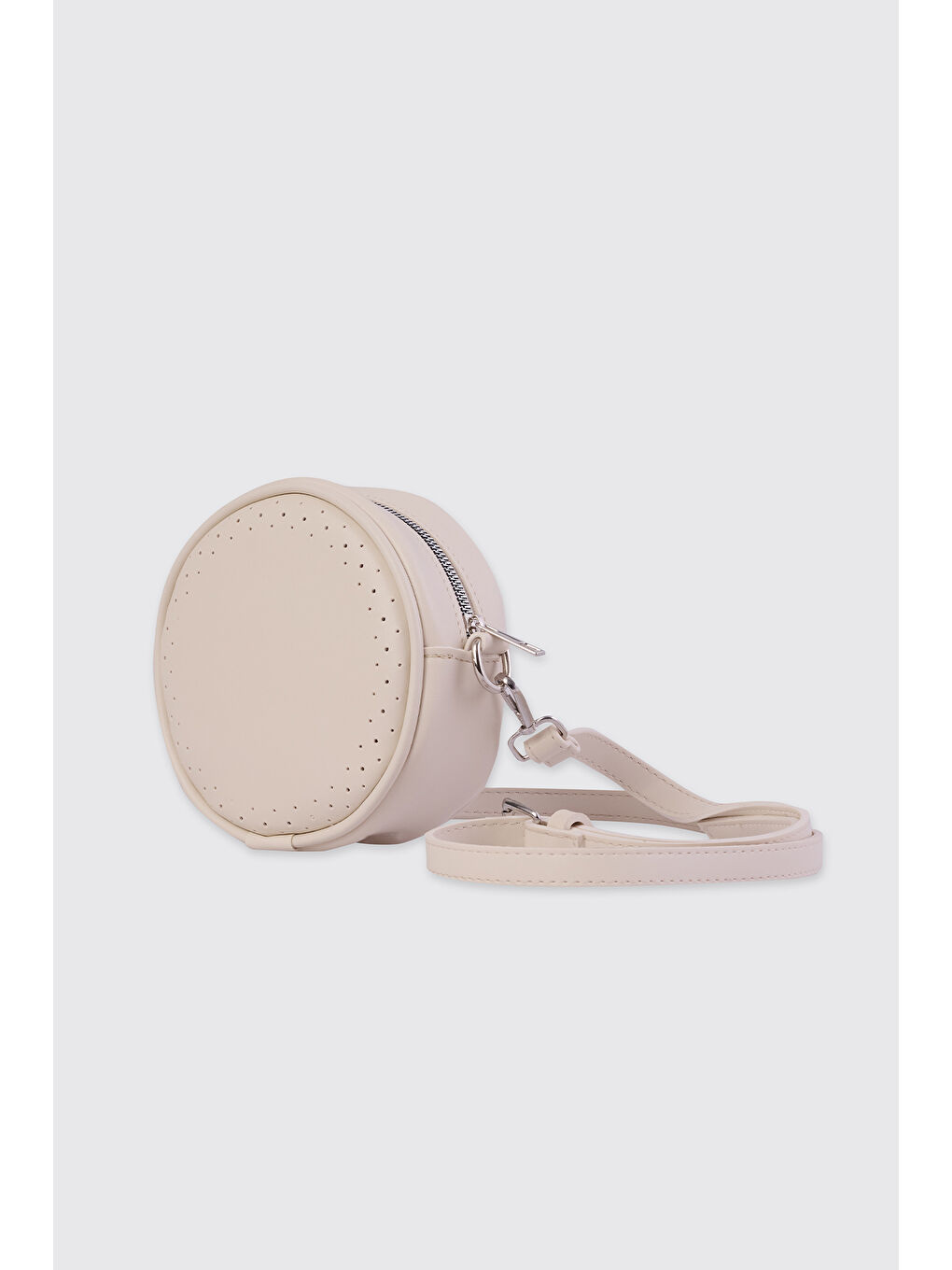 Kız Çocuk Yuvarlak Bej Çanta-1