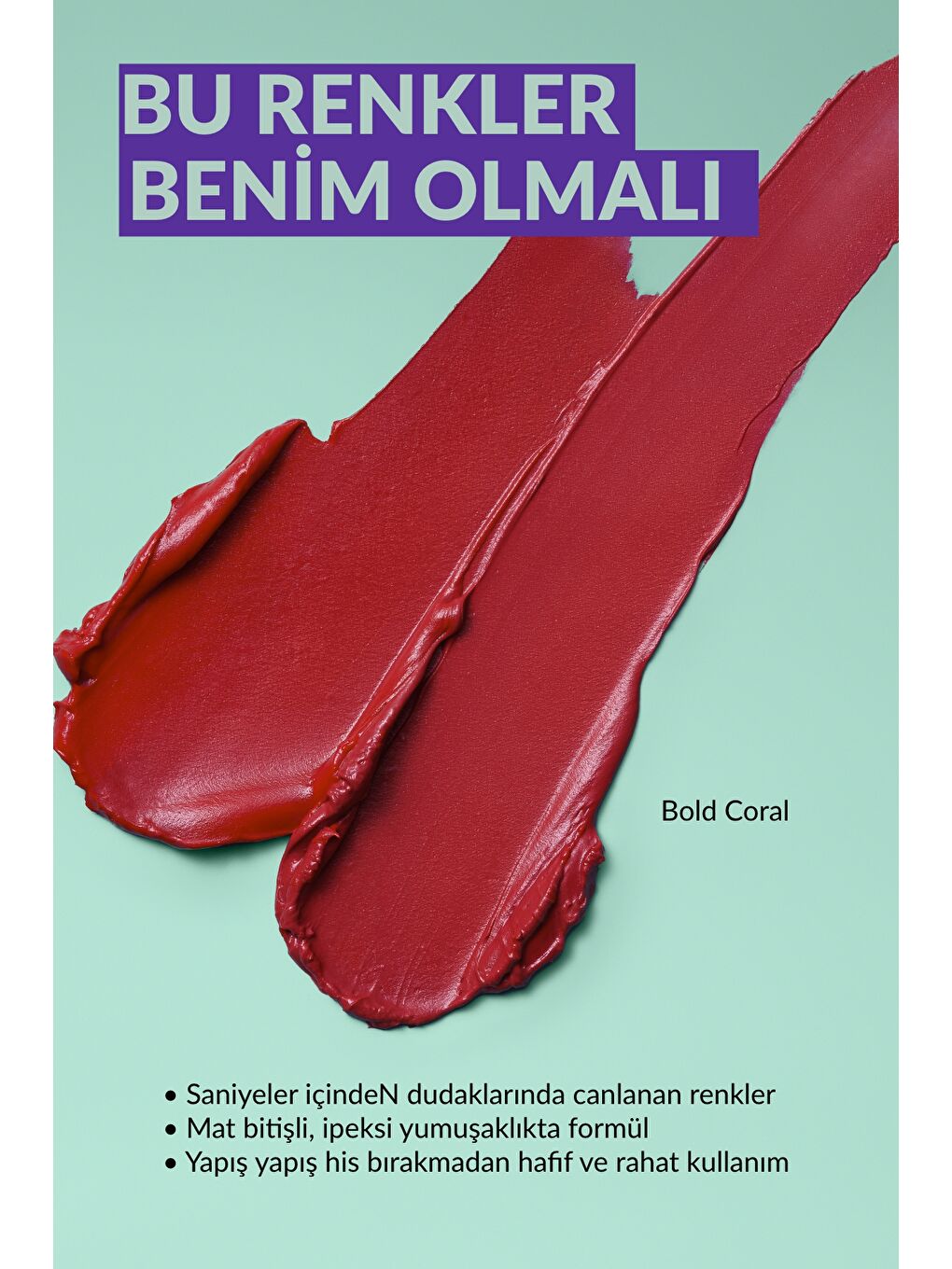 Color Trend Likit Mat Ruj Coral-2