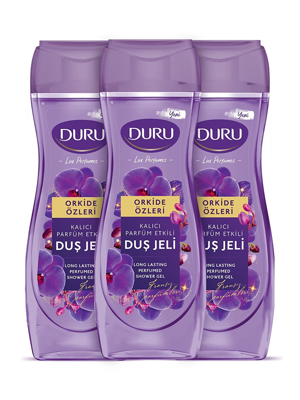 Duru Beyaz Perfume Orkide Duş Jeli 3x450ml