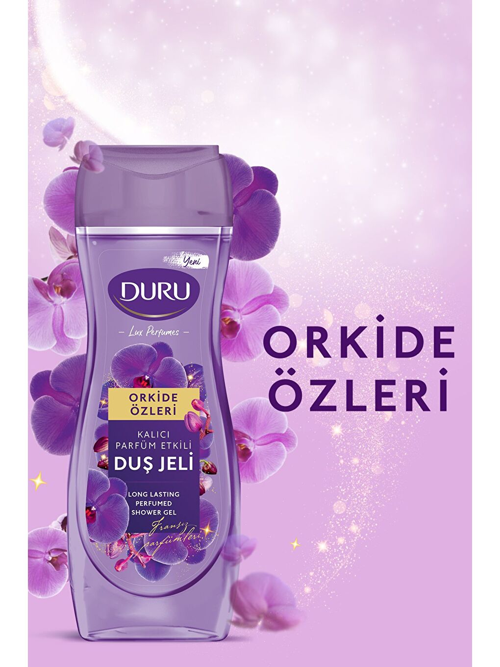 Duru Beyaz Perfume Orkide Duş Jeli 3x450ml - 1