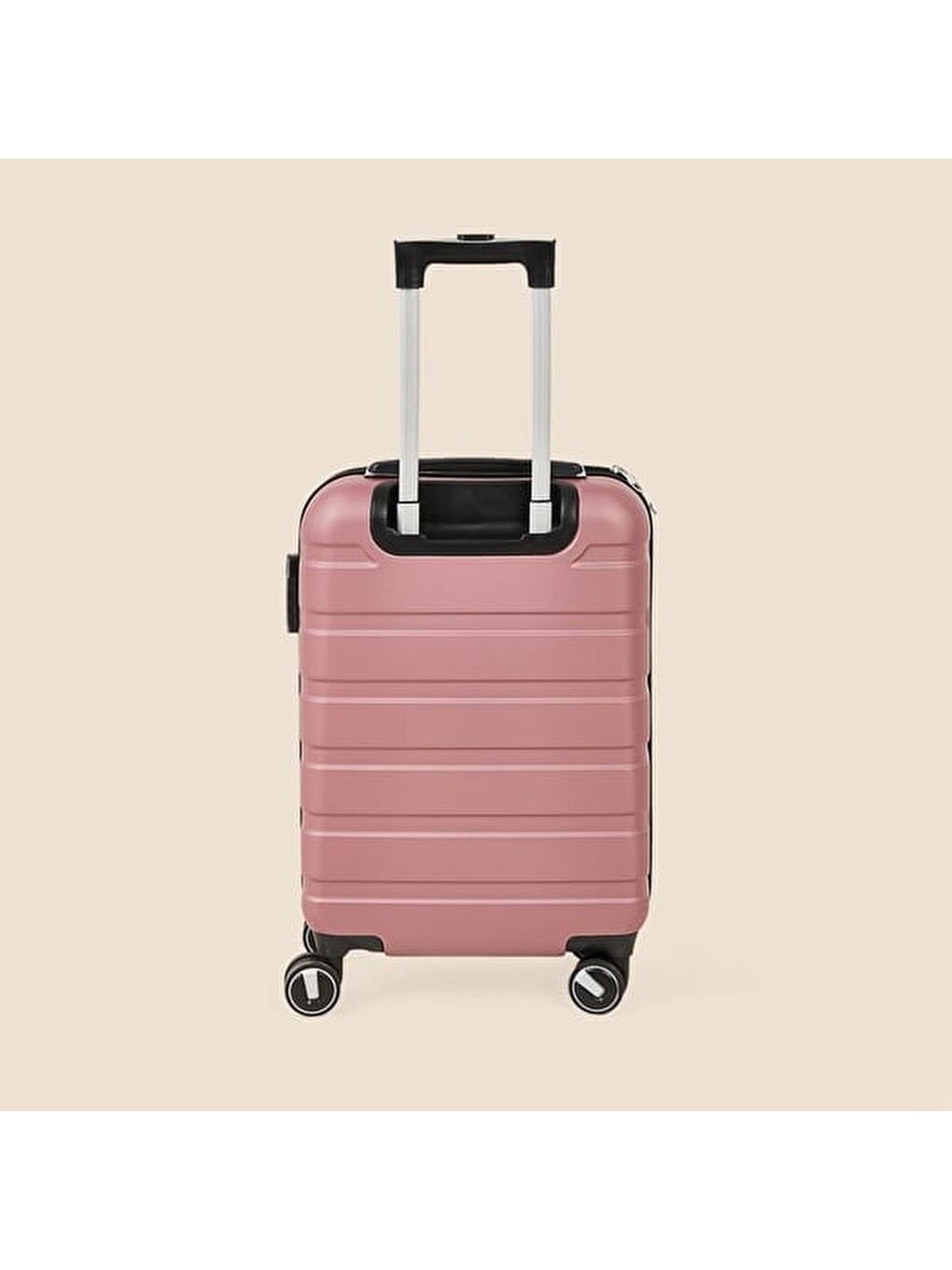 Pembe Titan Kabin Boy ABS Valiz - Gülkurusu - 57x37x23 cm-3
