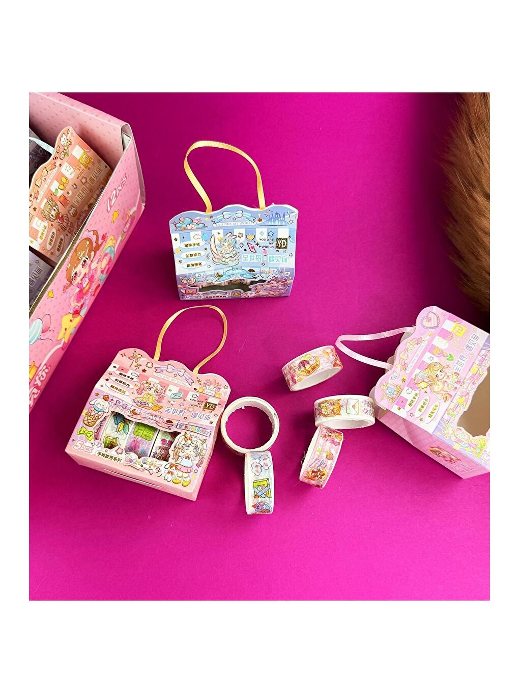 5 li Kawaii Desenli Bant Seti-1