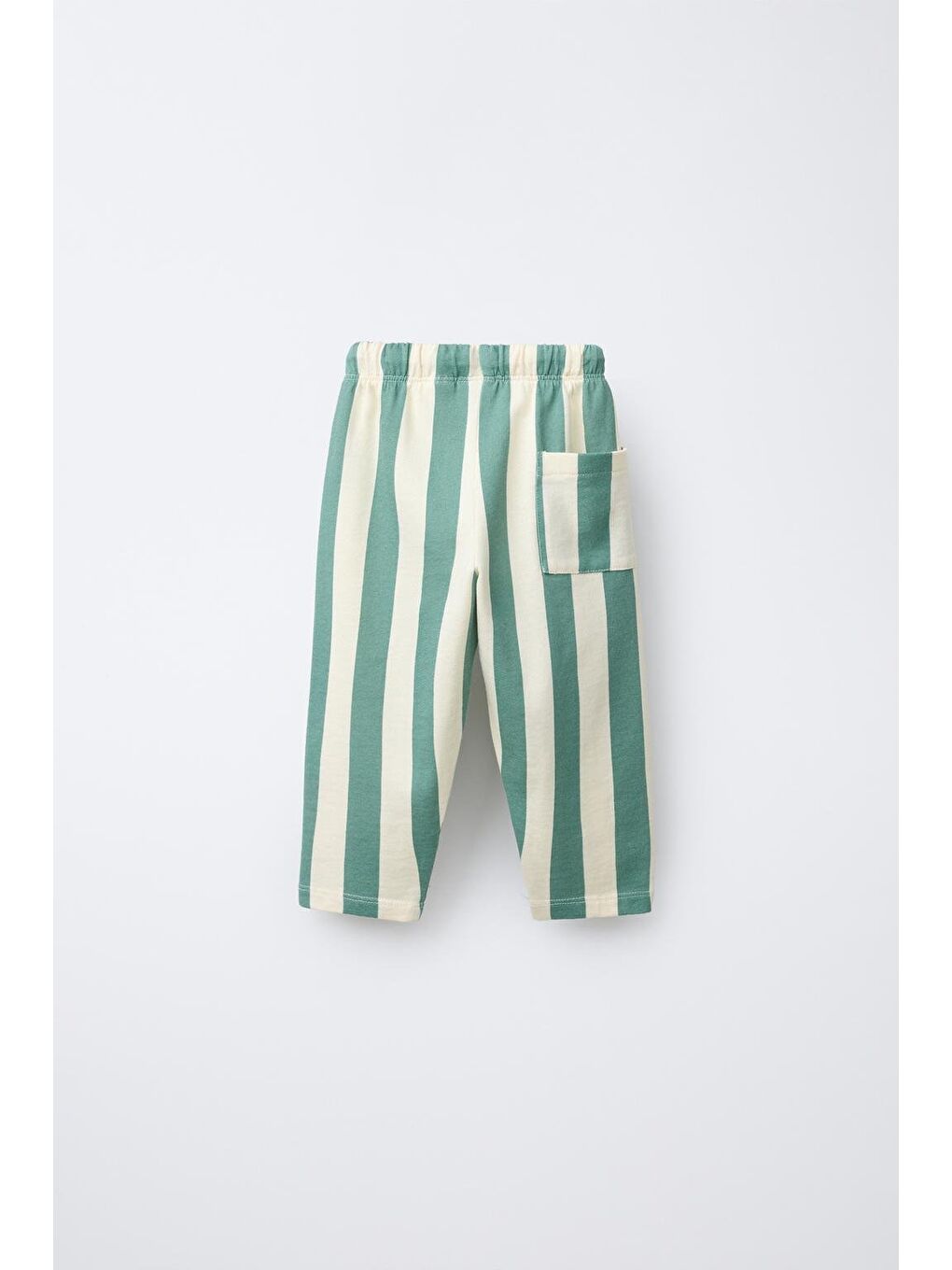 Erkek Çocuk Pamuklu Yeşil Timsah Baskılı T-Shirt Ve Çizgili Eşofman Takım-3