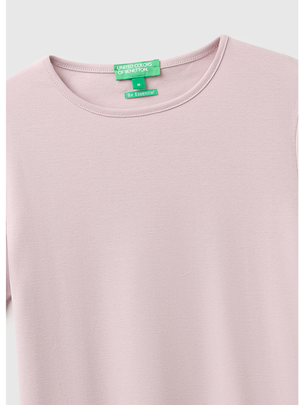 Kadın Lila %100 Pamuk Bisiklet Yaka T-shirt-2