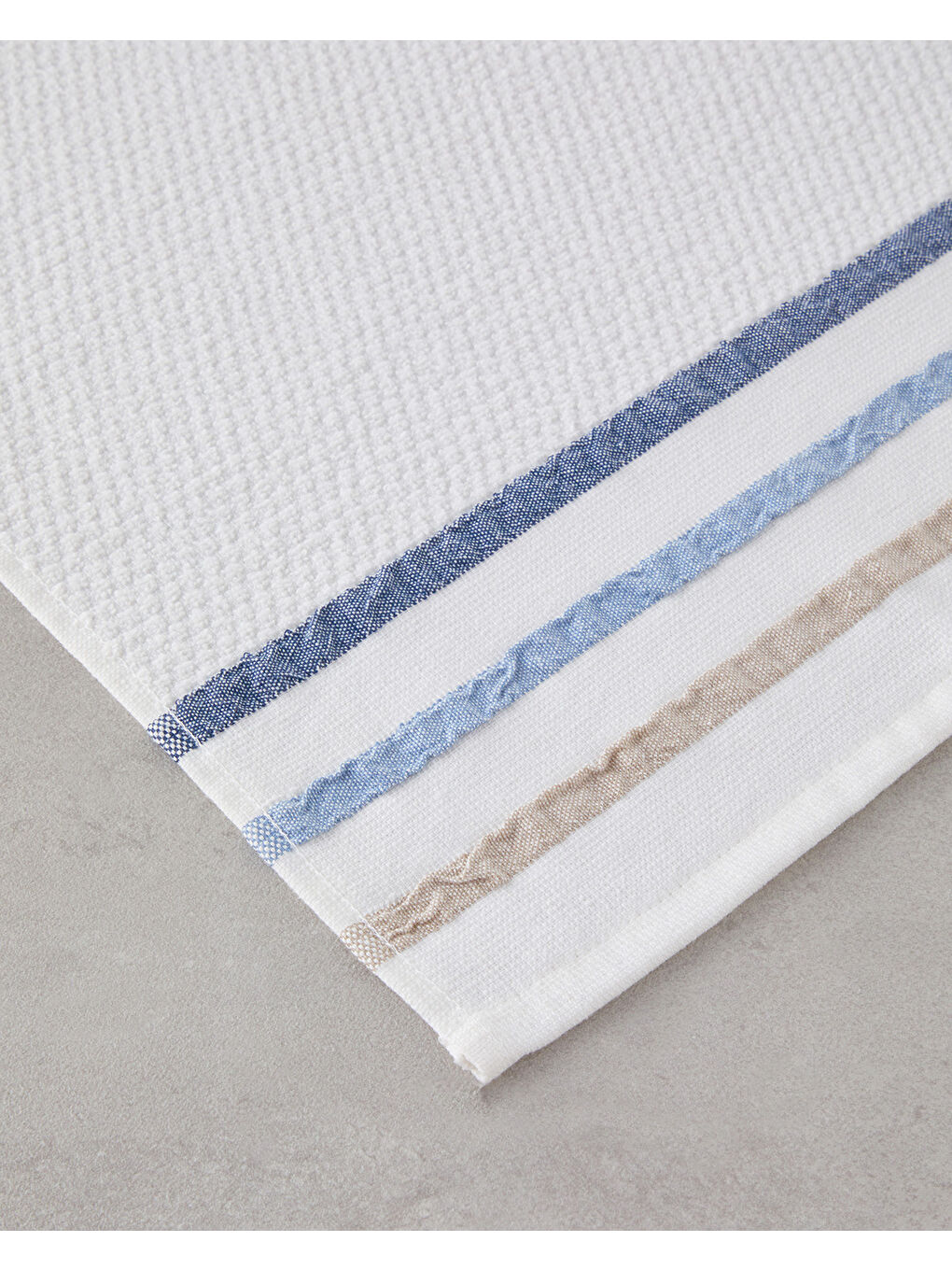 Bluva Pamuk Polyester Kurulama Bezi 30x50 cm Mavi-1