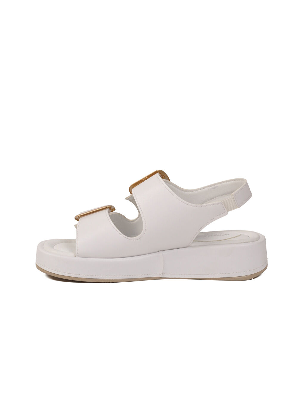 Beyaz Hafif Yumuşak Taban Kadın Sandalet 35332 Z-3