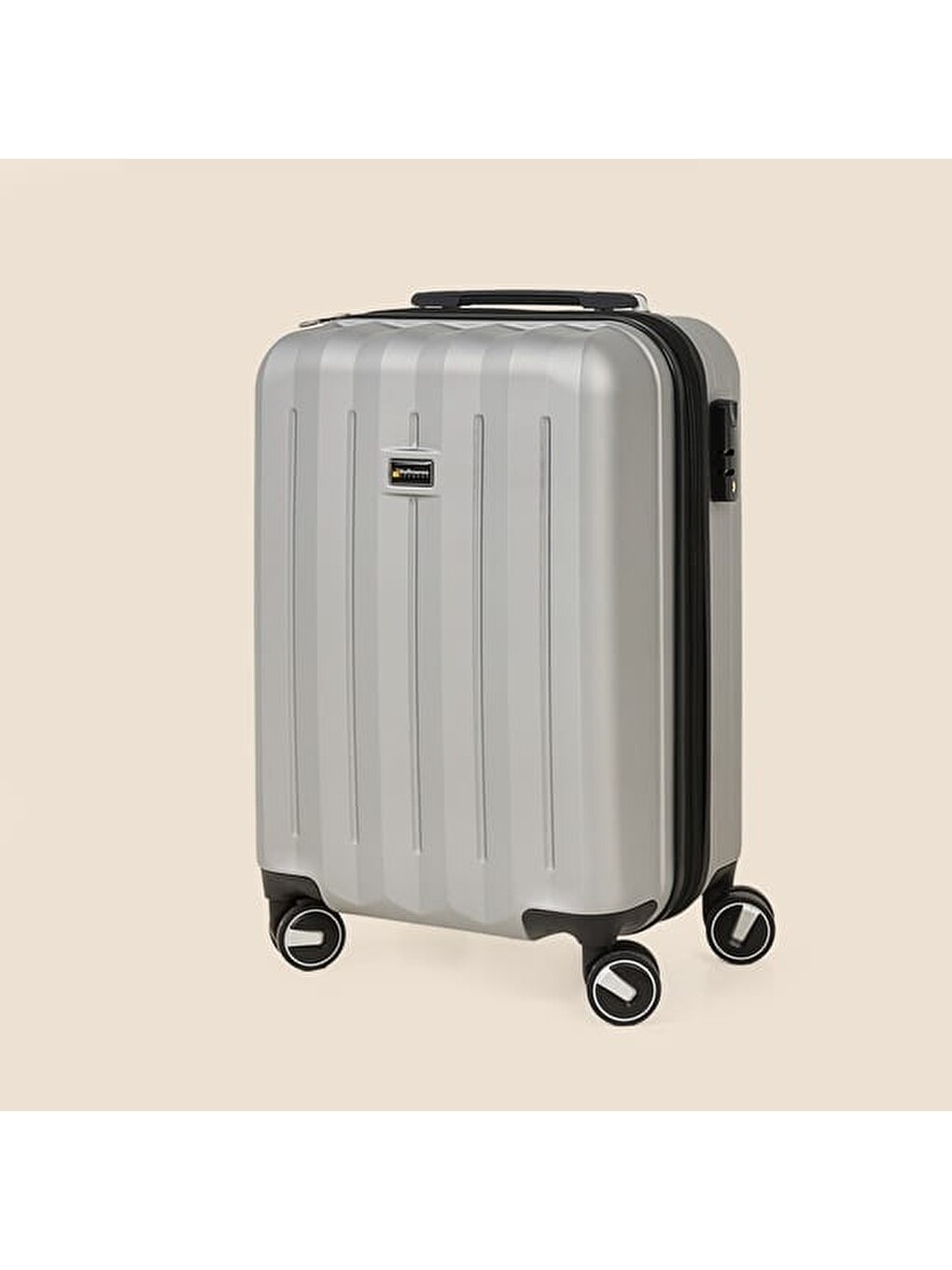 Gri Good Line Kabin Boy ABS Valiz - Gümüş - 57x37x23 cm-6