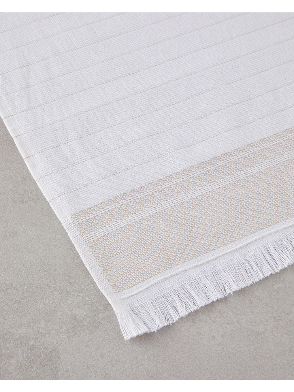 Striva Pamuk Polyester Kurulama Bezi 30x50 cm Bej-1