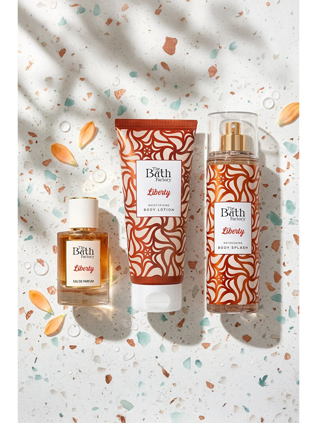 Liberty Parfüm 50 Ml + Liberty Vücut Spreyi 200 Ml + Liberty Vücut Losyonu 200 Ml Set-2