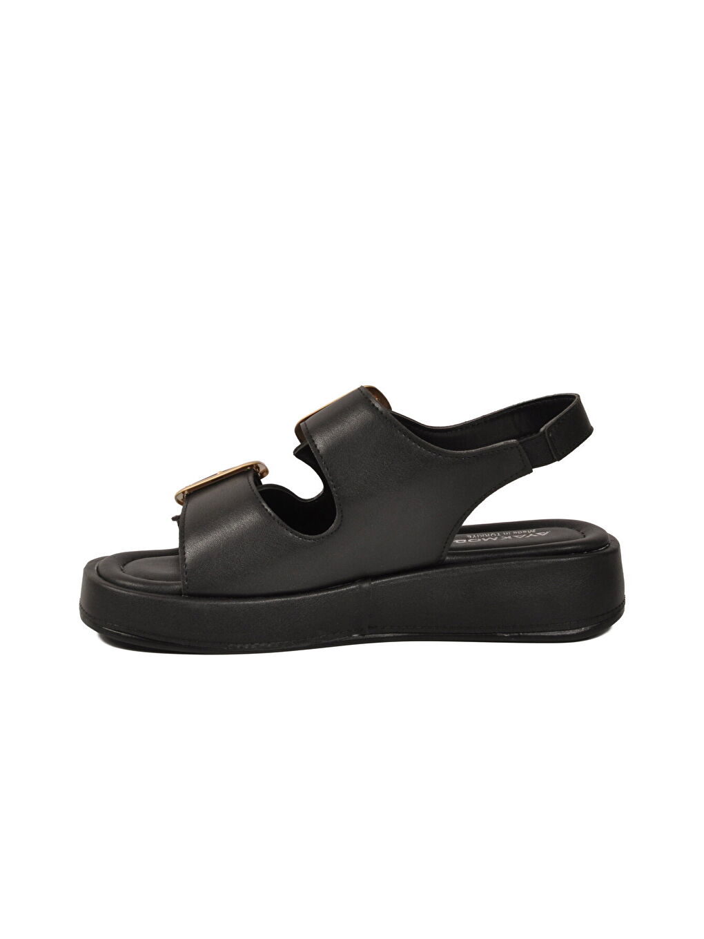 Siyah Hafif Yumuşak Taban Kadın Sandalet 35332 Z-3