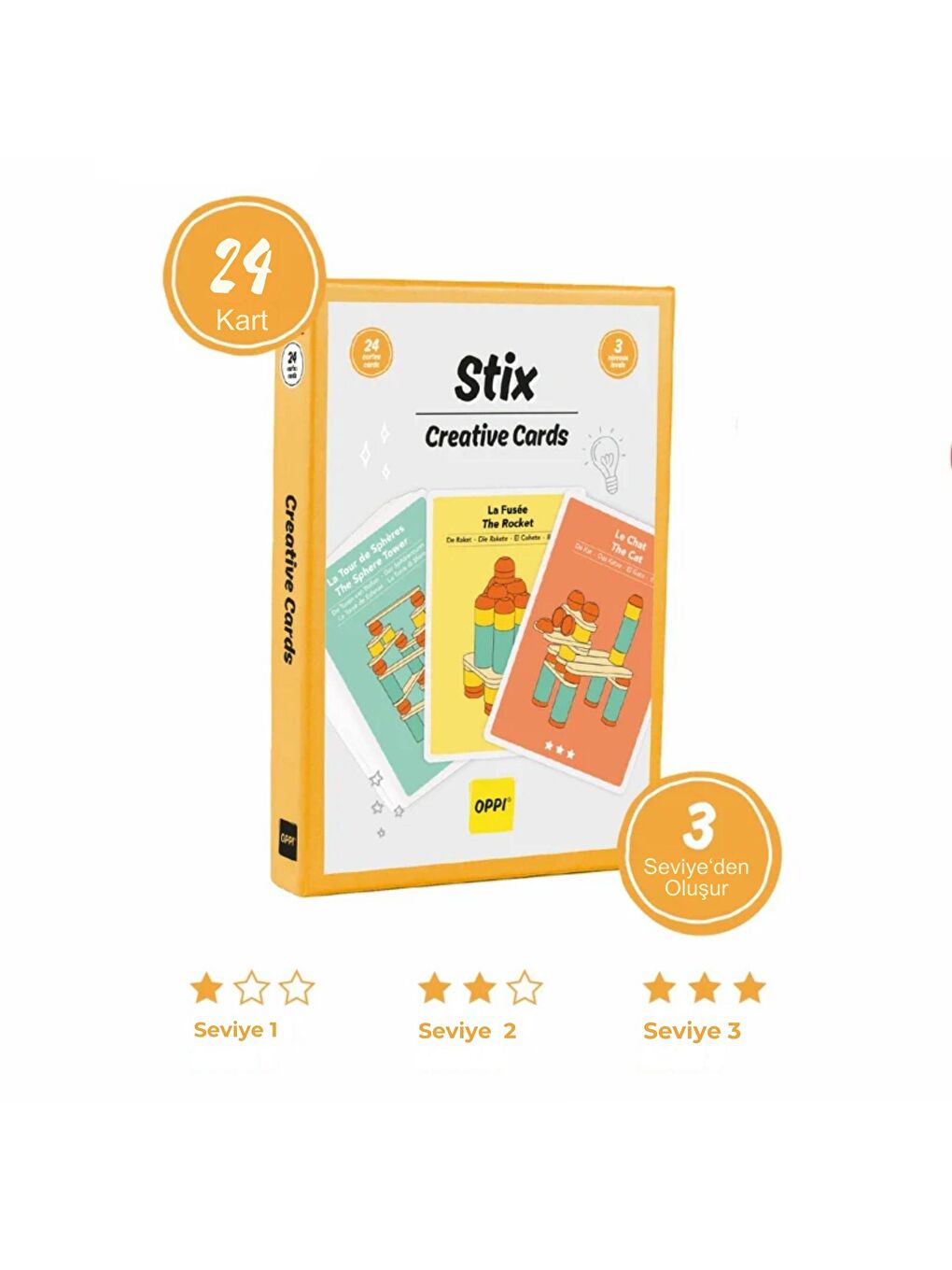 Stix Uyumlu Yaratıcı Kartlar 24 Parça-8