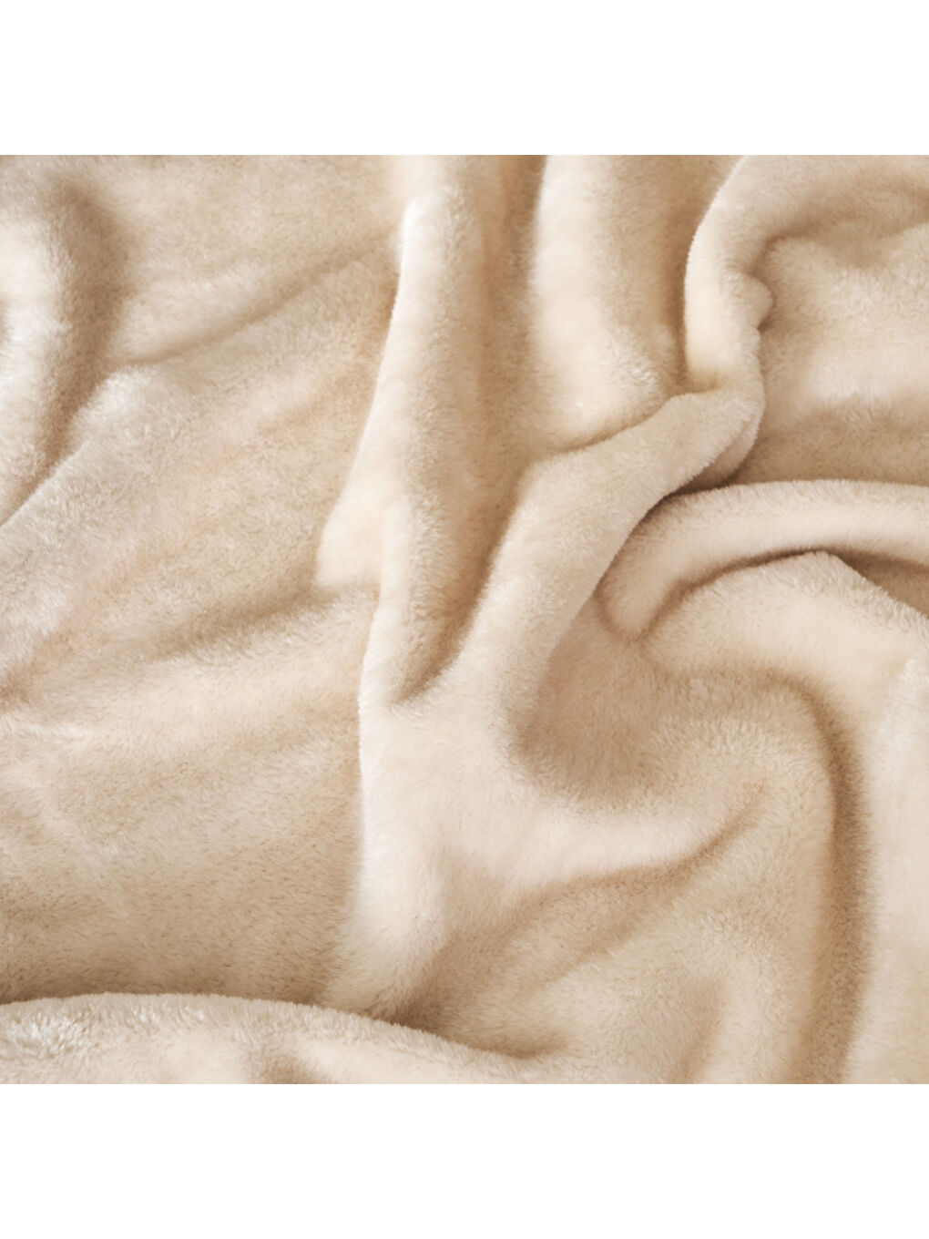 Bej Shelly Wellsoft Çift Kişilik Battaniye Latte (200x220 cm)-1