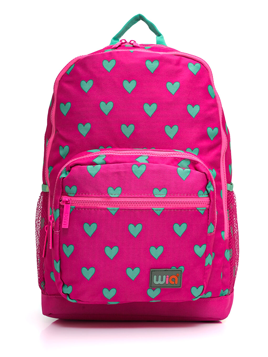 Kids Kalp Desenli 4 Bölmeli Okul Çanta Seti-1