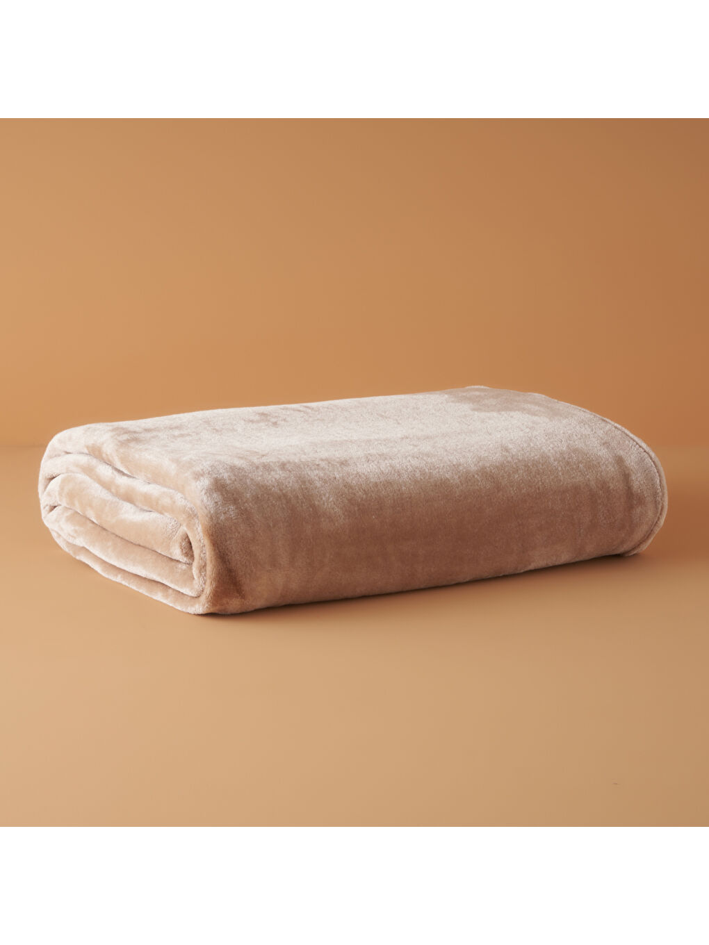 Shelly Wellsoft Çift Kişilik Battaniye Bej (200x220 cm)-2