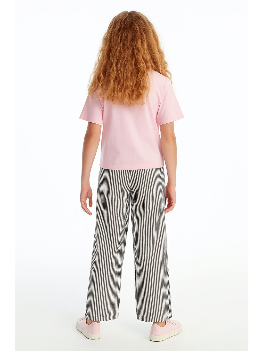 Siyah Kız Çocuk Basic Waffle Kumaş Suyolu Mevsimlik Tek Alt Ak2515-1-2