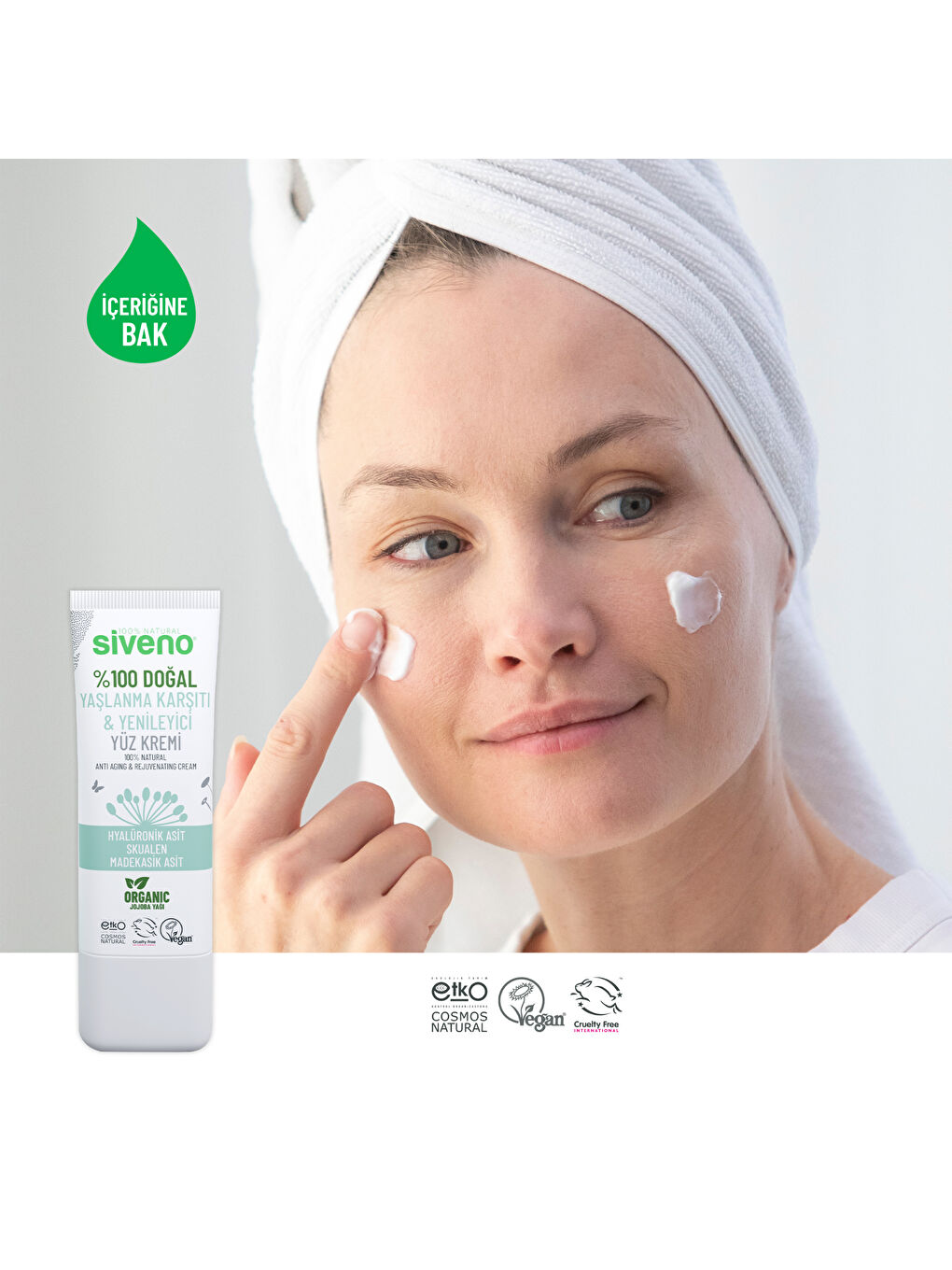 %100 Doğal Yüz Kremi Yaşlanma Karşıtı Hyaluronik Asit Aydınlatıcı Yenileyici Canlandırıcı 30 ml-4