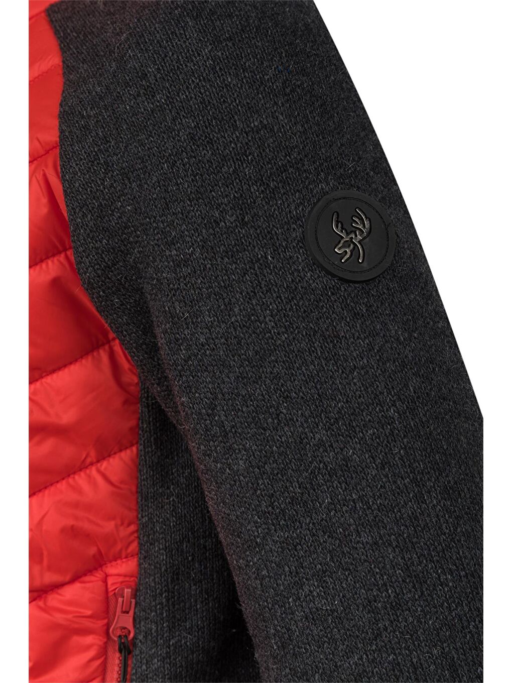 Lucas Erkek Kapüşonlu Tam Fermuarlı Sweat Kırmızı-2