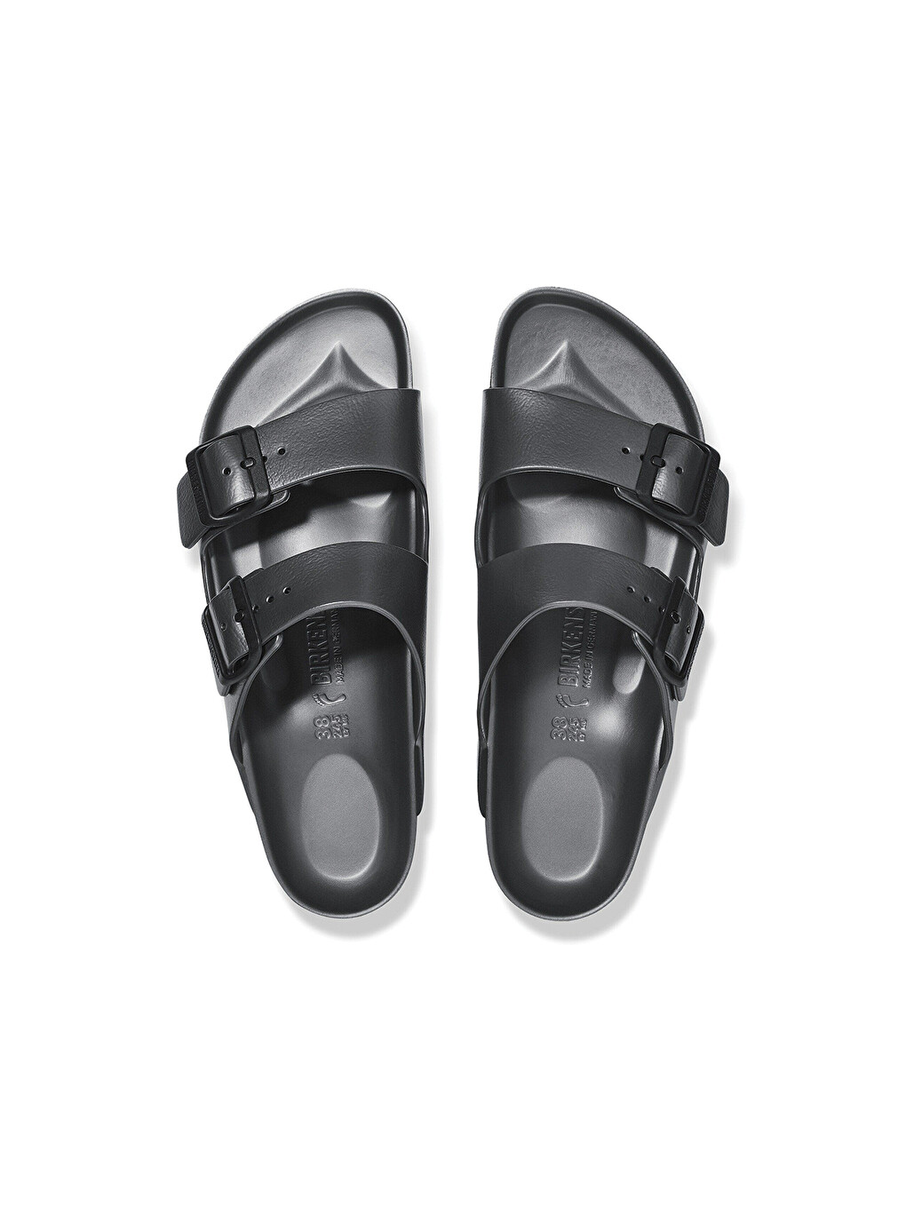 Antrasit Kadın Terlik 1001498 Birkenctock Arizona Eva Metallic Anthracite-4