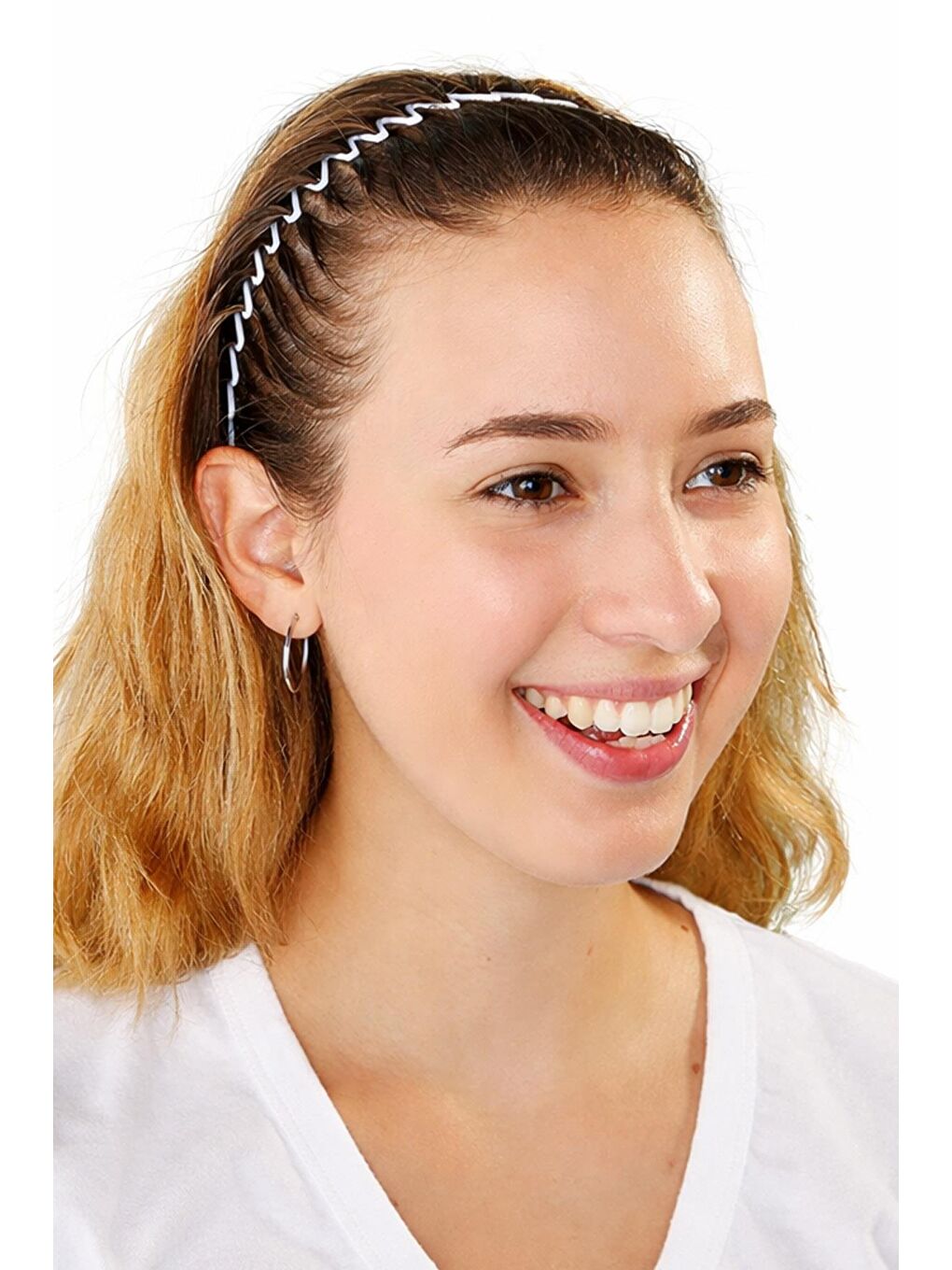 Siyah Akordiyon Tata Saç Bandı 3 Adet-3