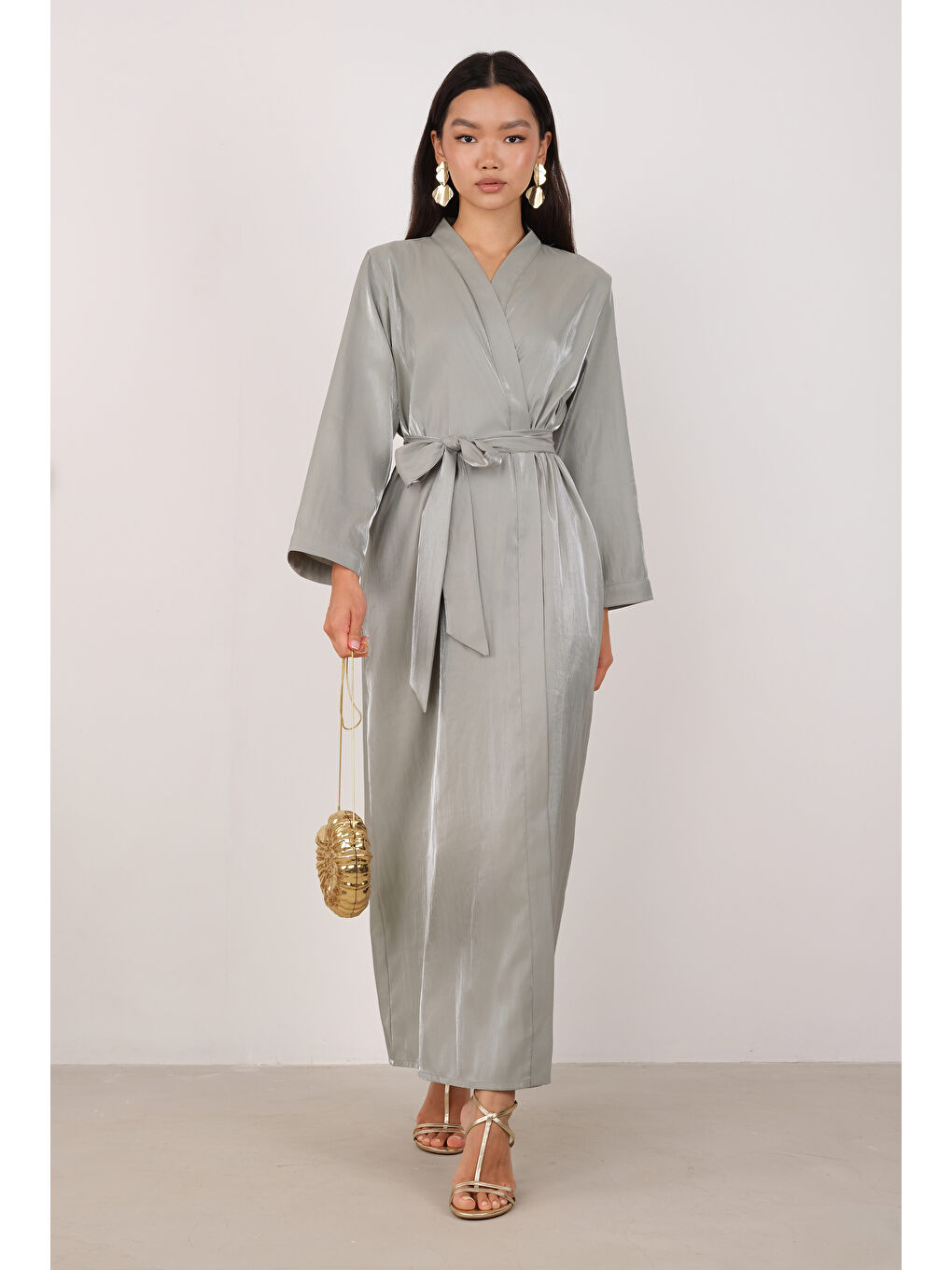 Haki Sedefli Abaya Çağla-1