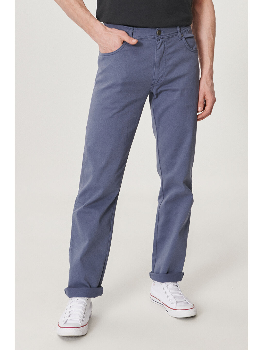 İndigo Arizona Straight Fit Normal Bel 5 Cep Esnek Pantolon-3