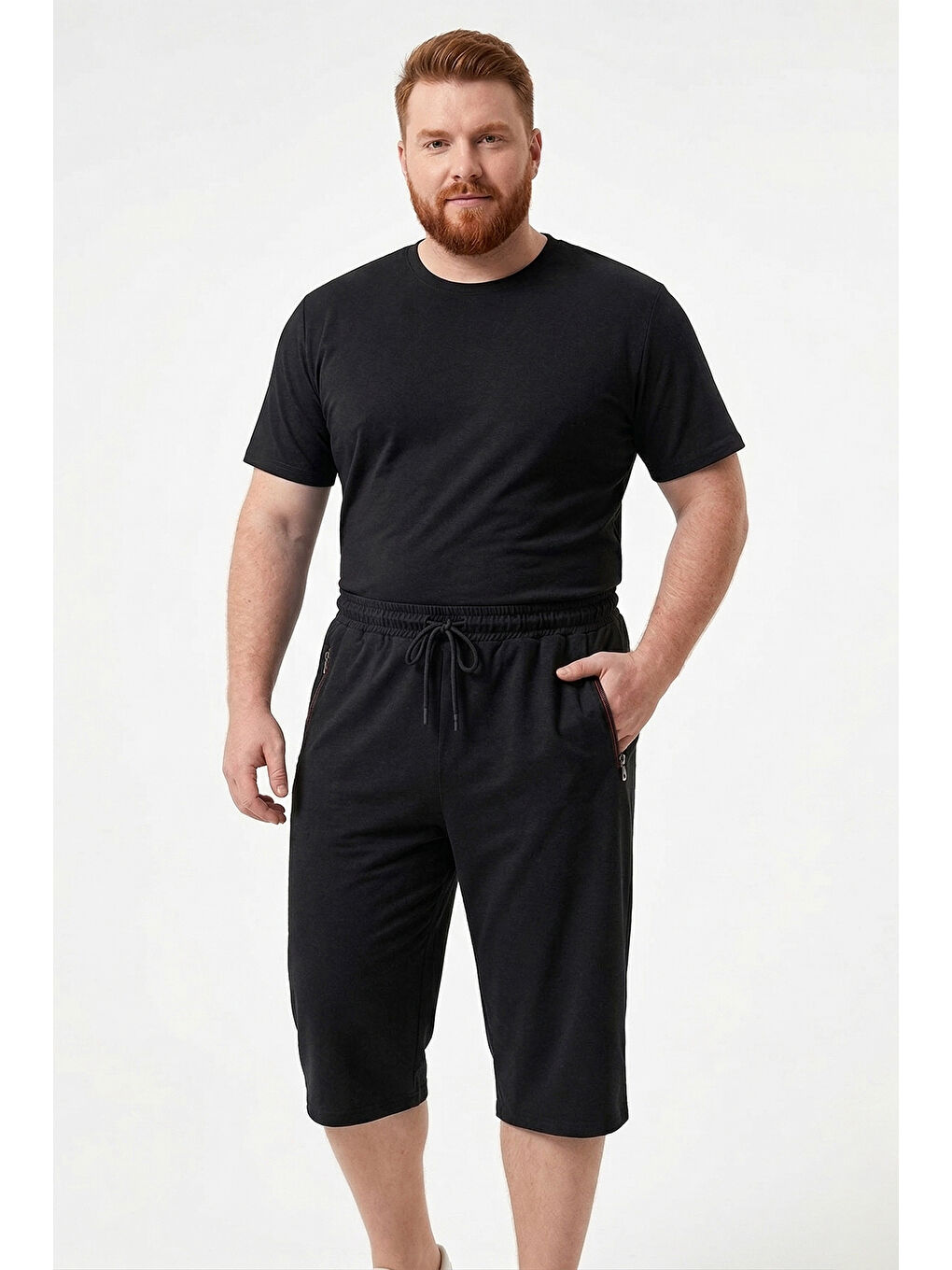 Erkek Şort Kapri 5060 Siyah-3