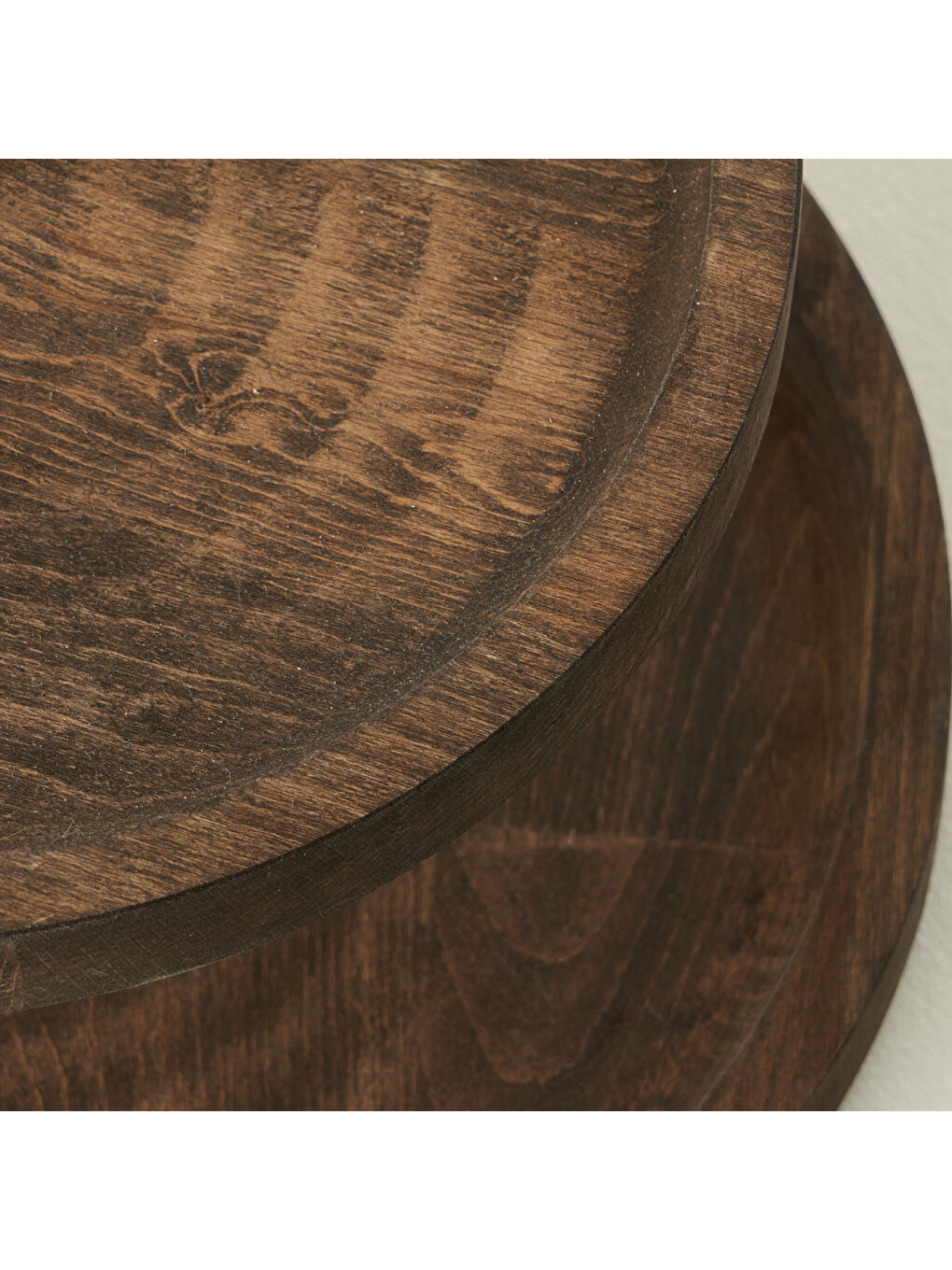 Bej Wooden Ahşap 2 Katlı Kurabiyelik Naturel-1