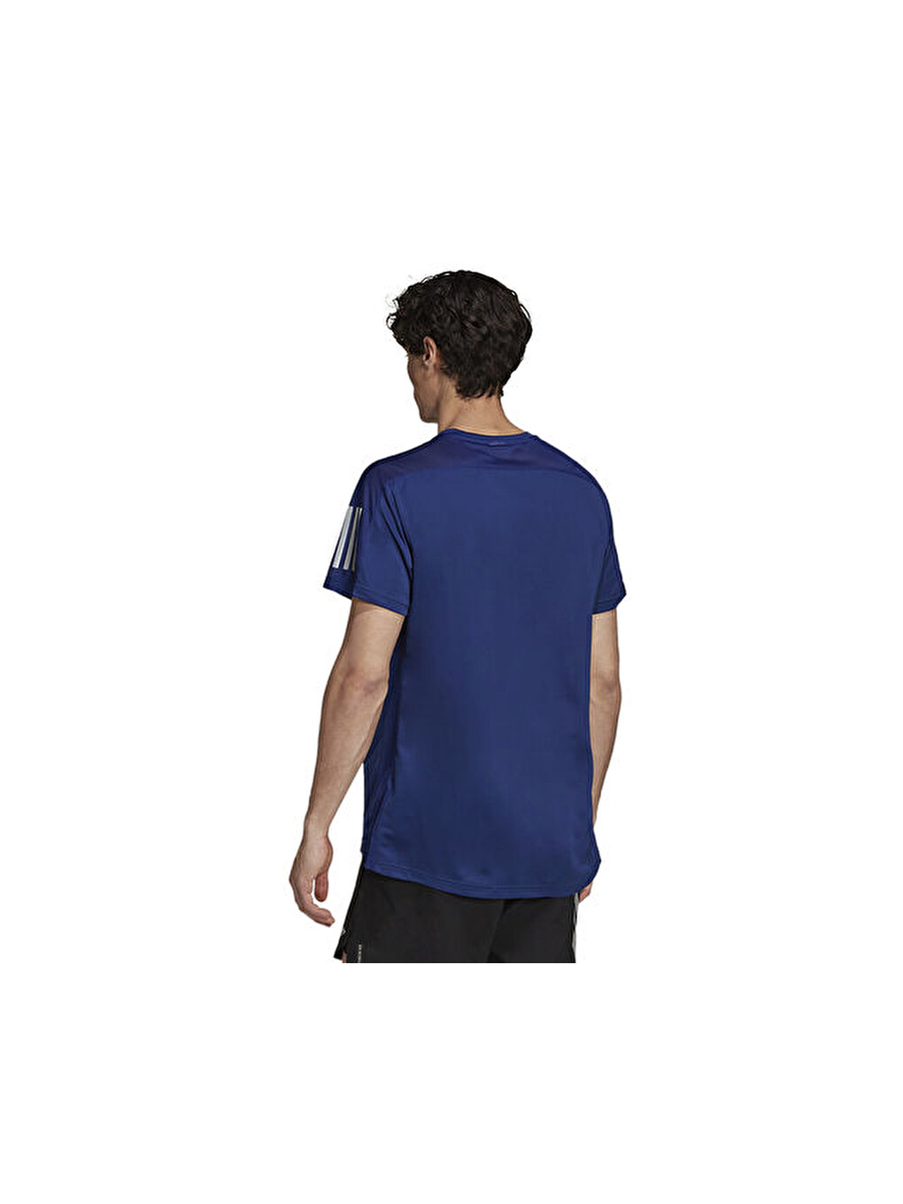 Own The Run Tee Erkek Koşu Tişörtü H34494 Lacivert-1
