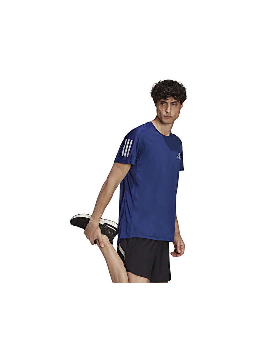 Own The Run Tee Erkek Koşu Tişörtü H34494 Lacivert-2