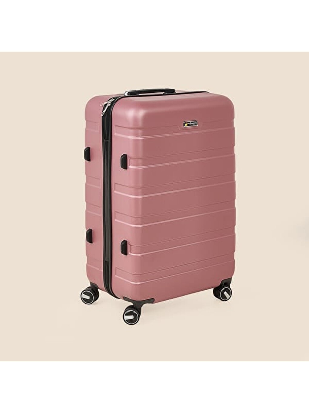 Pembe Titan Büyük Boy ABS Valiz - Gülkurusu - 76x52x30 cm-1