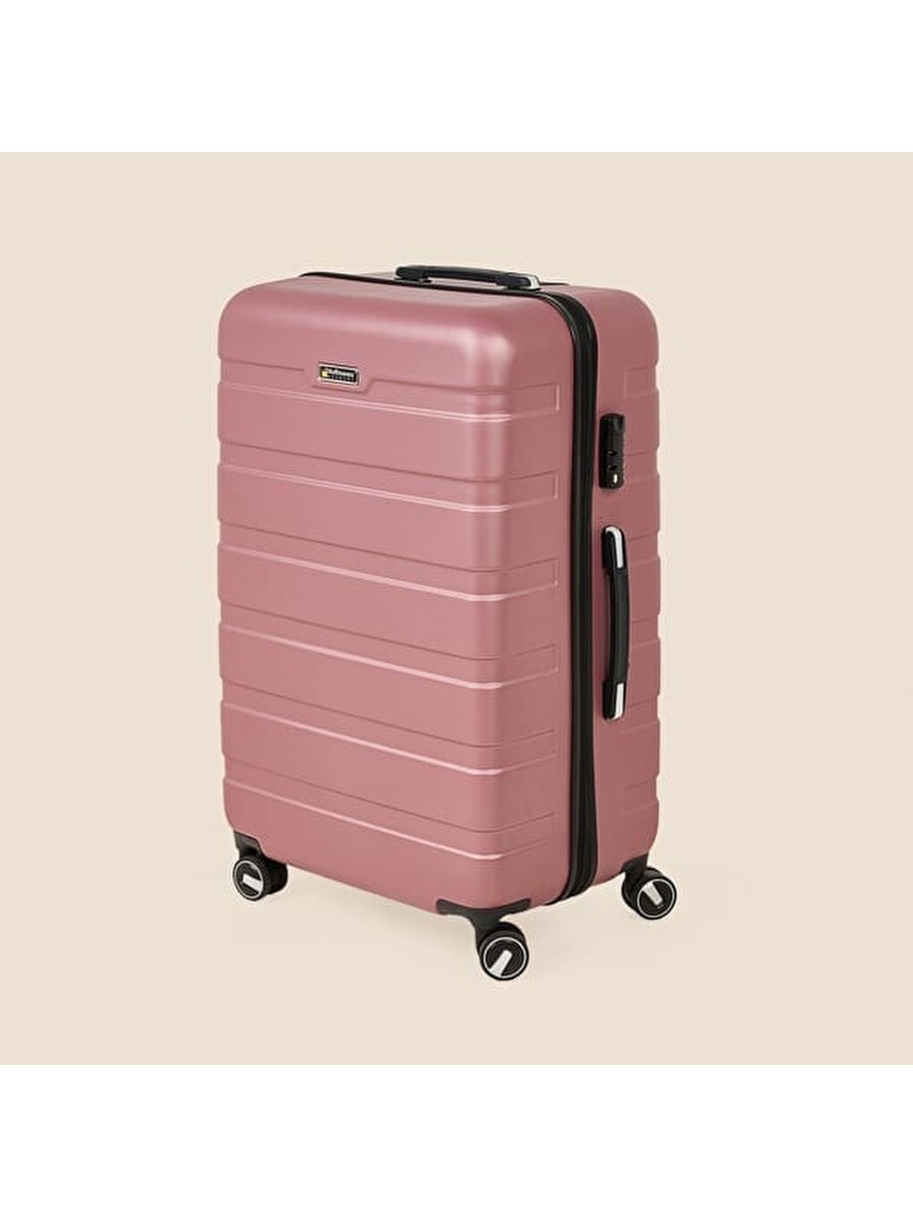 Pembe Titan Büyük Boy ABS Valiz - Gülkurusu - 76x52x30 cm-3