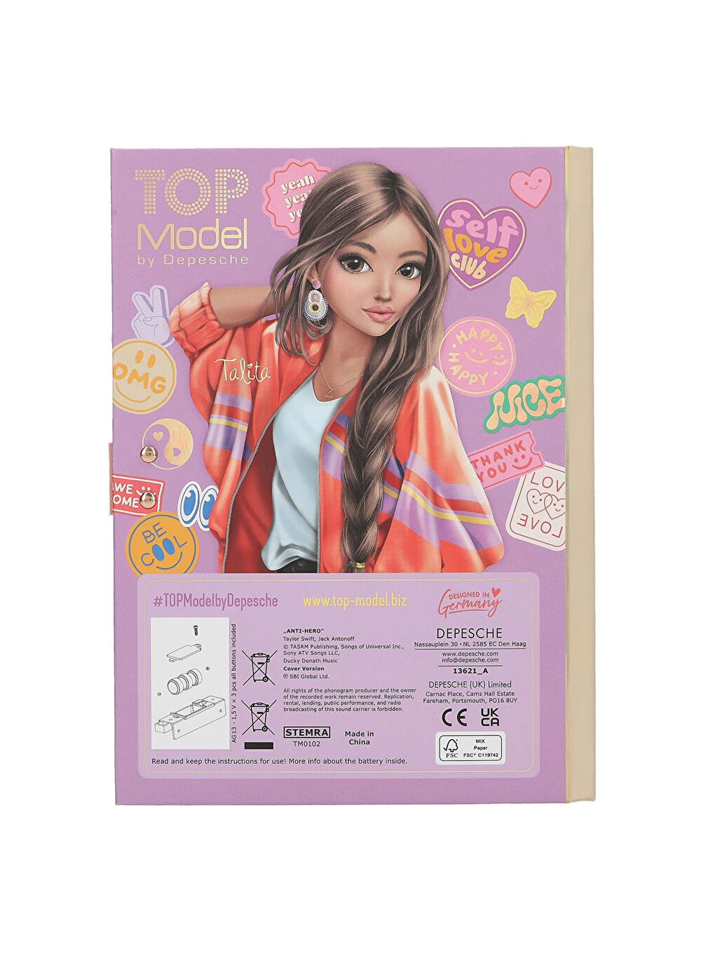 TOPModel Girl Power Şifreli ve Kilitli Günlük 13621-4