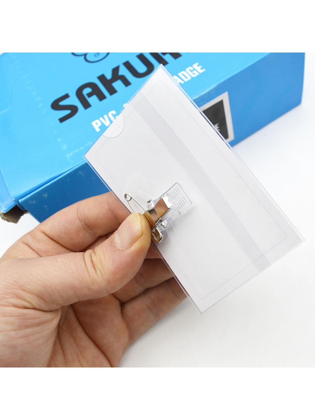 Sakura İğneli Yaka Kartı 50 li Kutu (LN130)-2