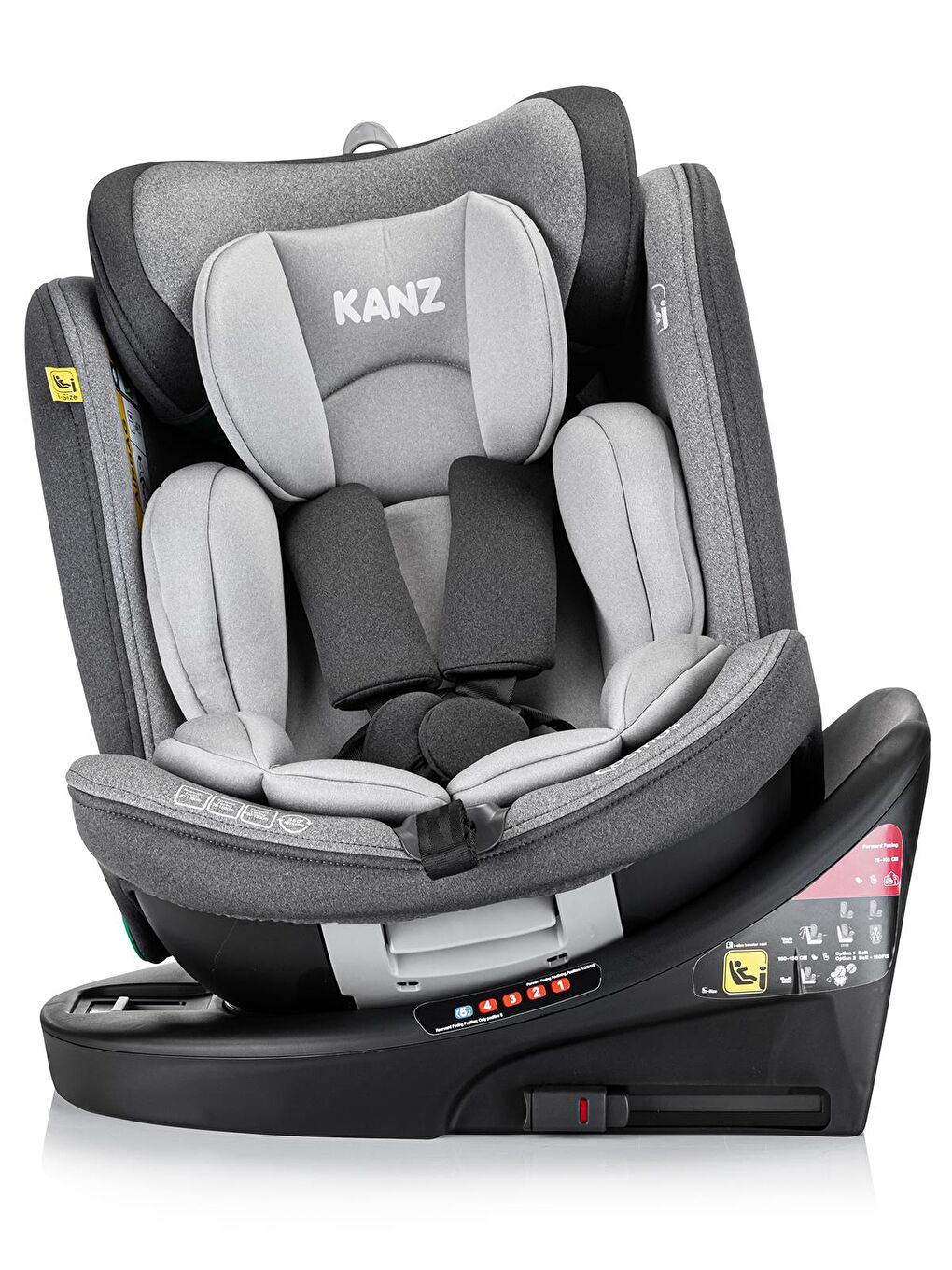 Cosmos I-Size Oto Koltuğu 0-36 Kg 360° - Gri-2