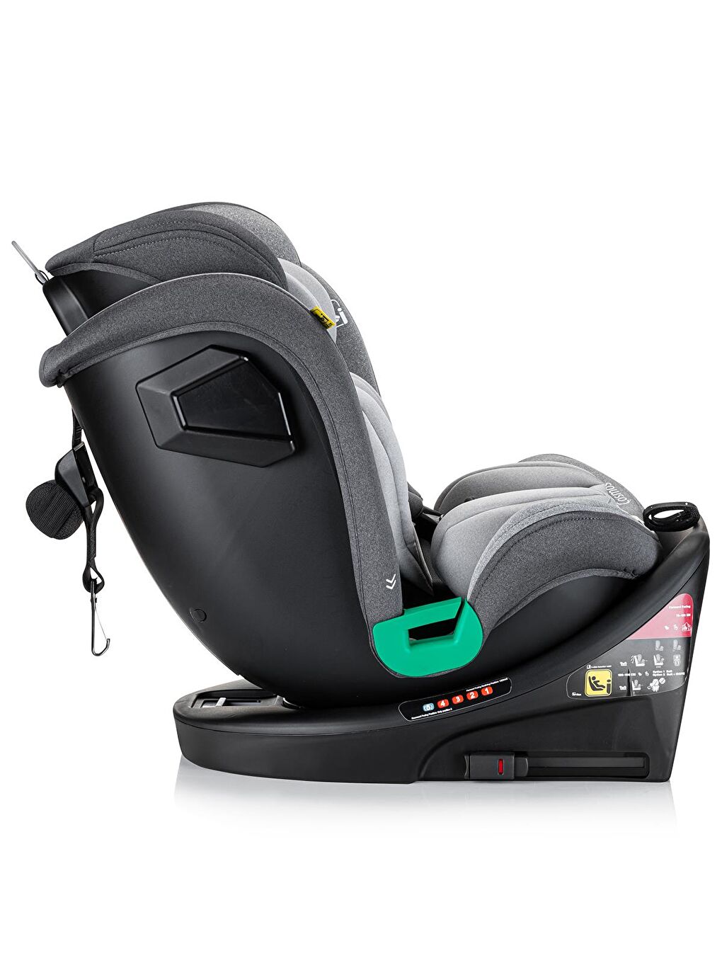 Cosmos I-Size Oto Koltuğu 0-36 Kg 360° - Gri-4