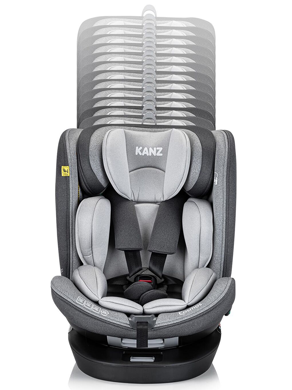 Cosmos I-Size Oto Koltuğu 0-36 Kg 360° - Gri-6