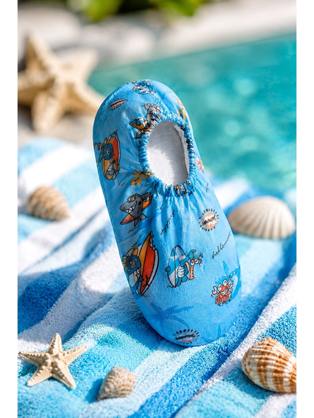 Mavi Surf Shark Bebek - Çocuk Deniz Ayakkabısı-3