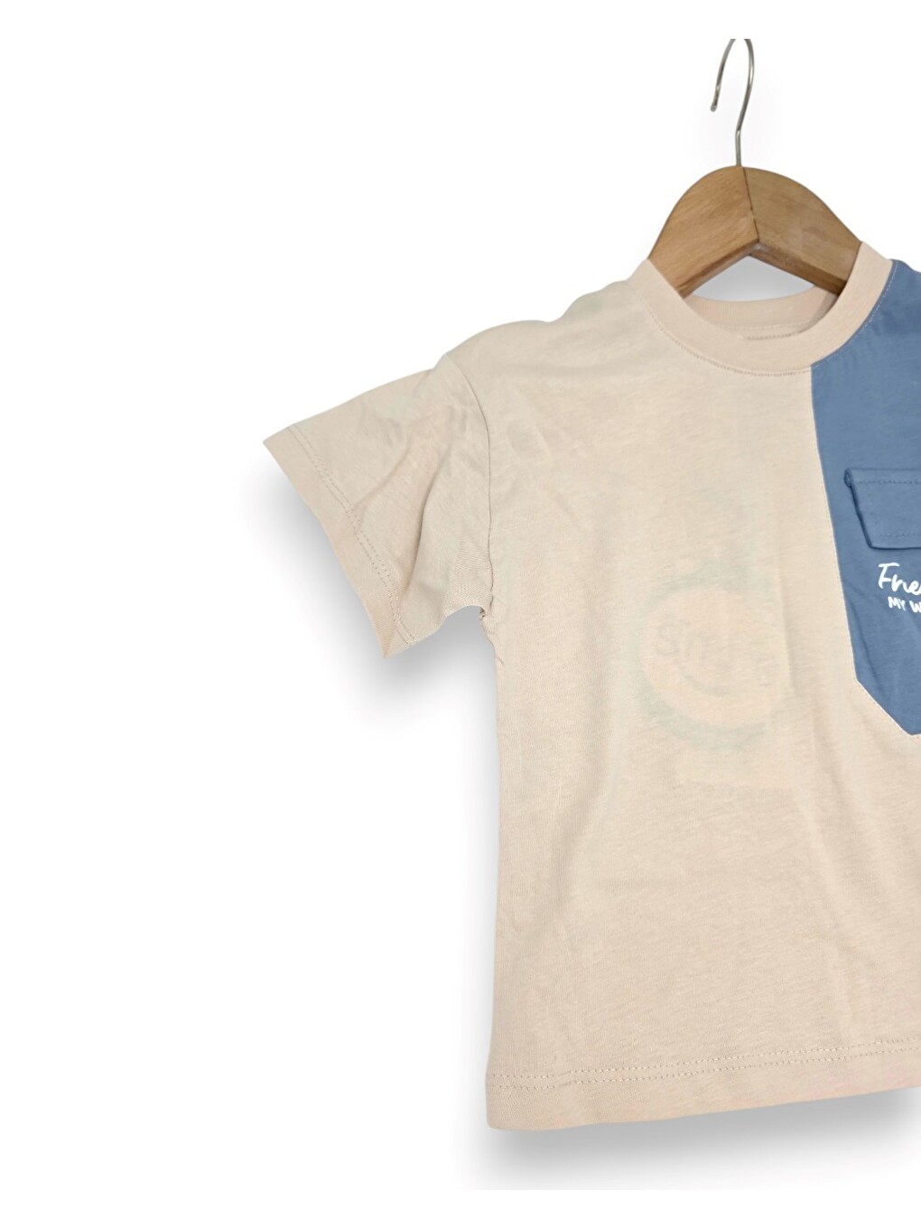 Mavi Erkek Çocuk Yazlık Cep Detaylı T-shirt Şort 2'li Alt Üst Takım-2