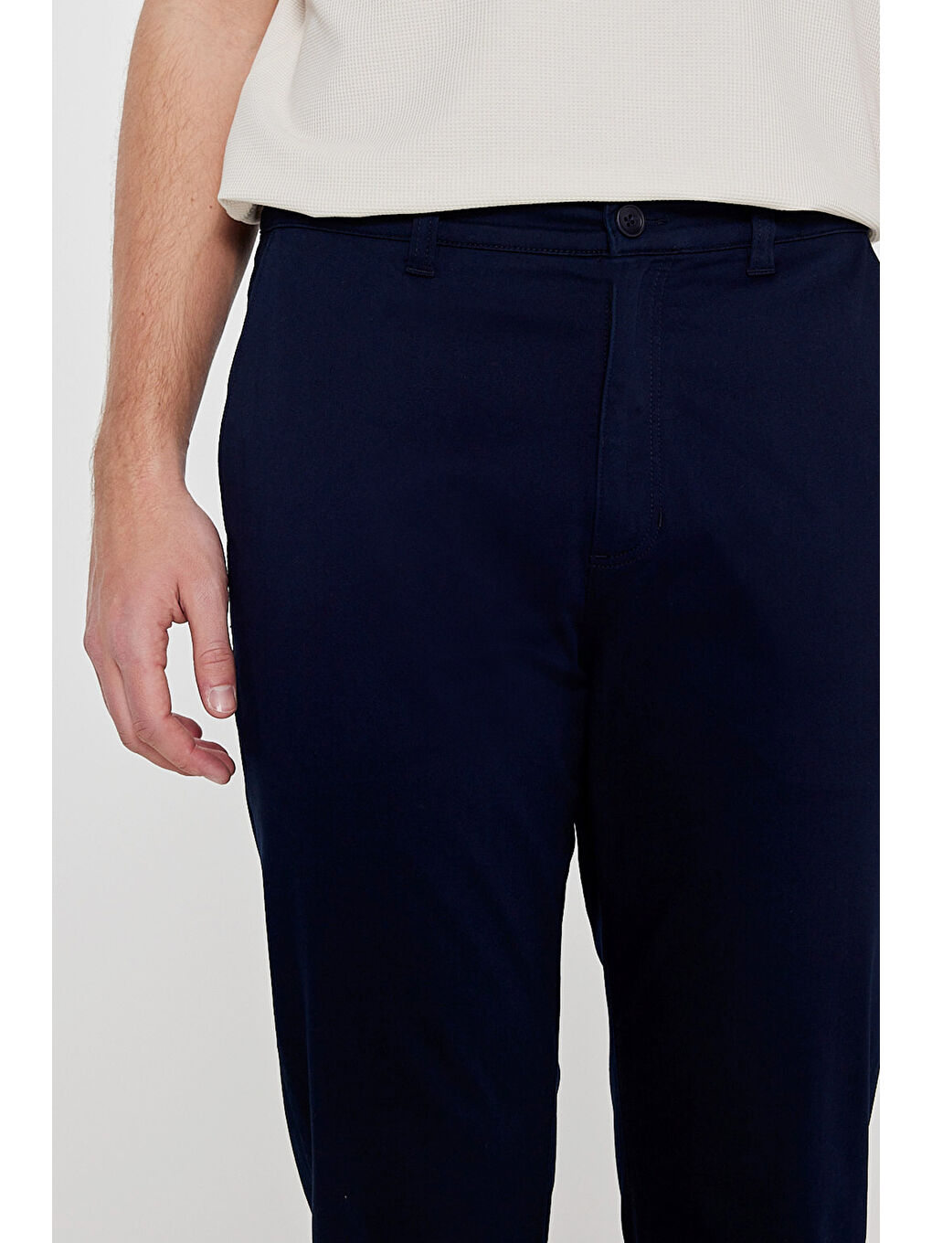 Lacivert Erkek Kanvas Pantolon-4