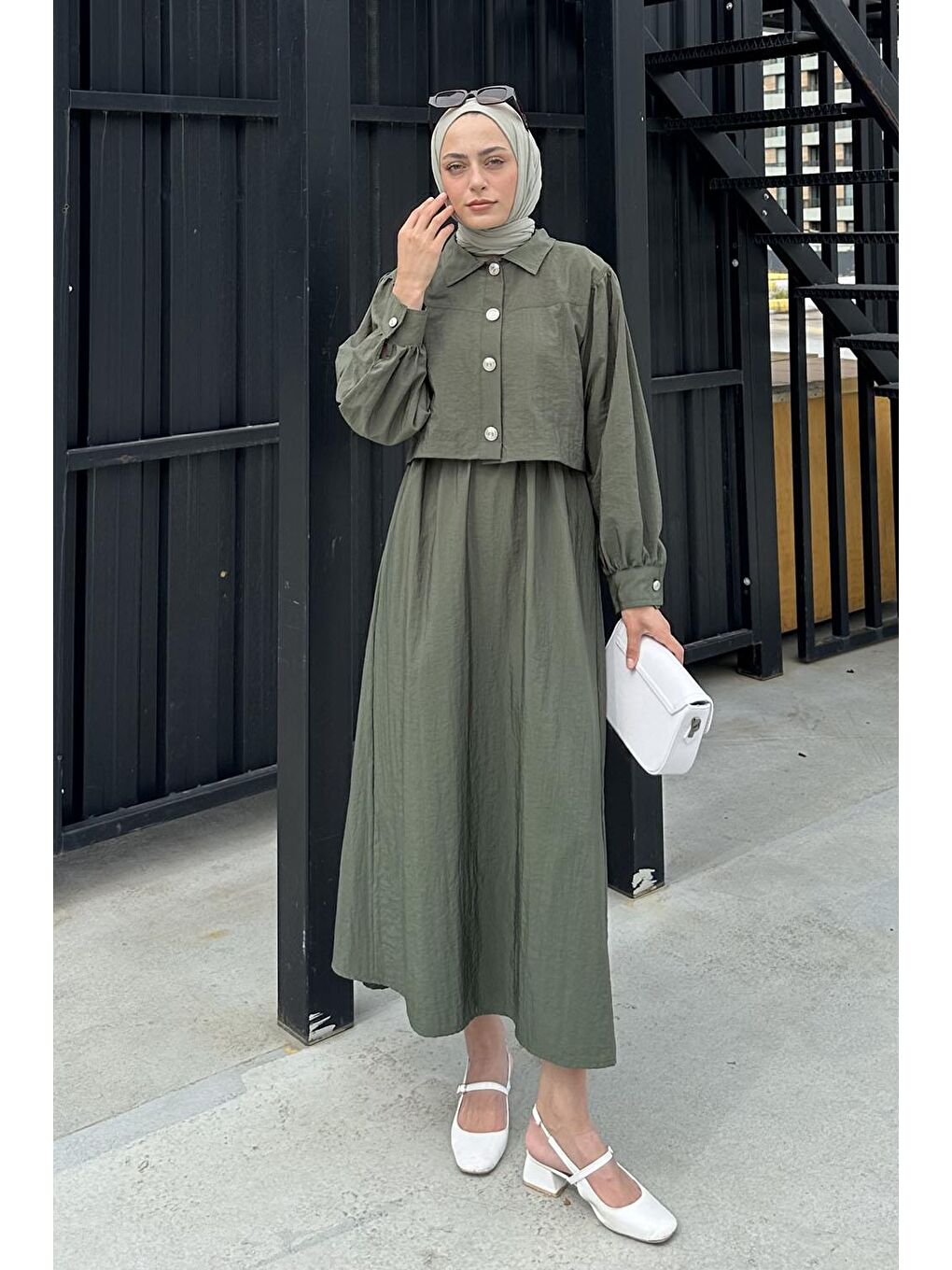 Üst Ceket Jile Takım Haki