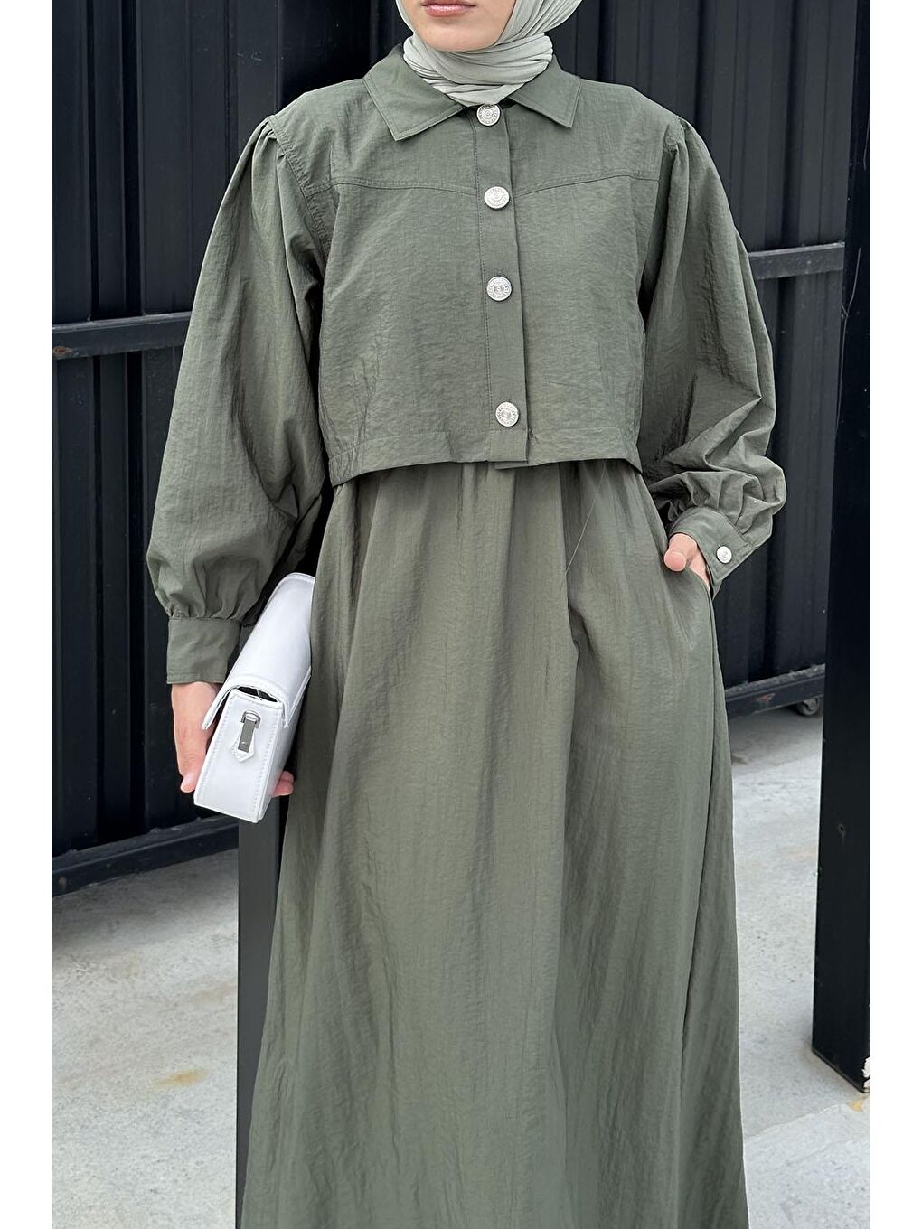 Üst Ceket Jile Takım Haki-2