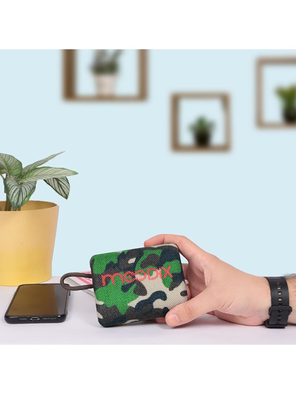 KI23TM02 Bluetooth Hoparlör Kamuflaj 5W-4