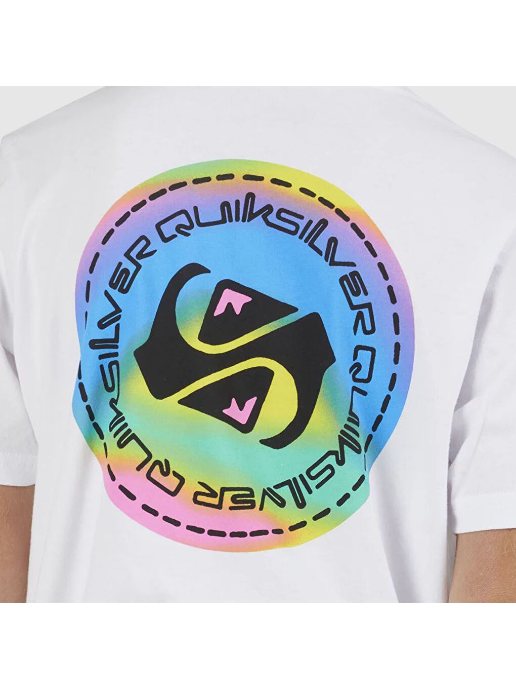 Beyaz Colour Flow Yth Erkek Çocuk Renkli Tişört-3