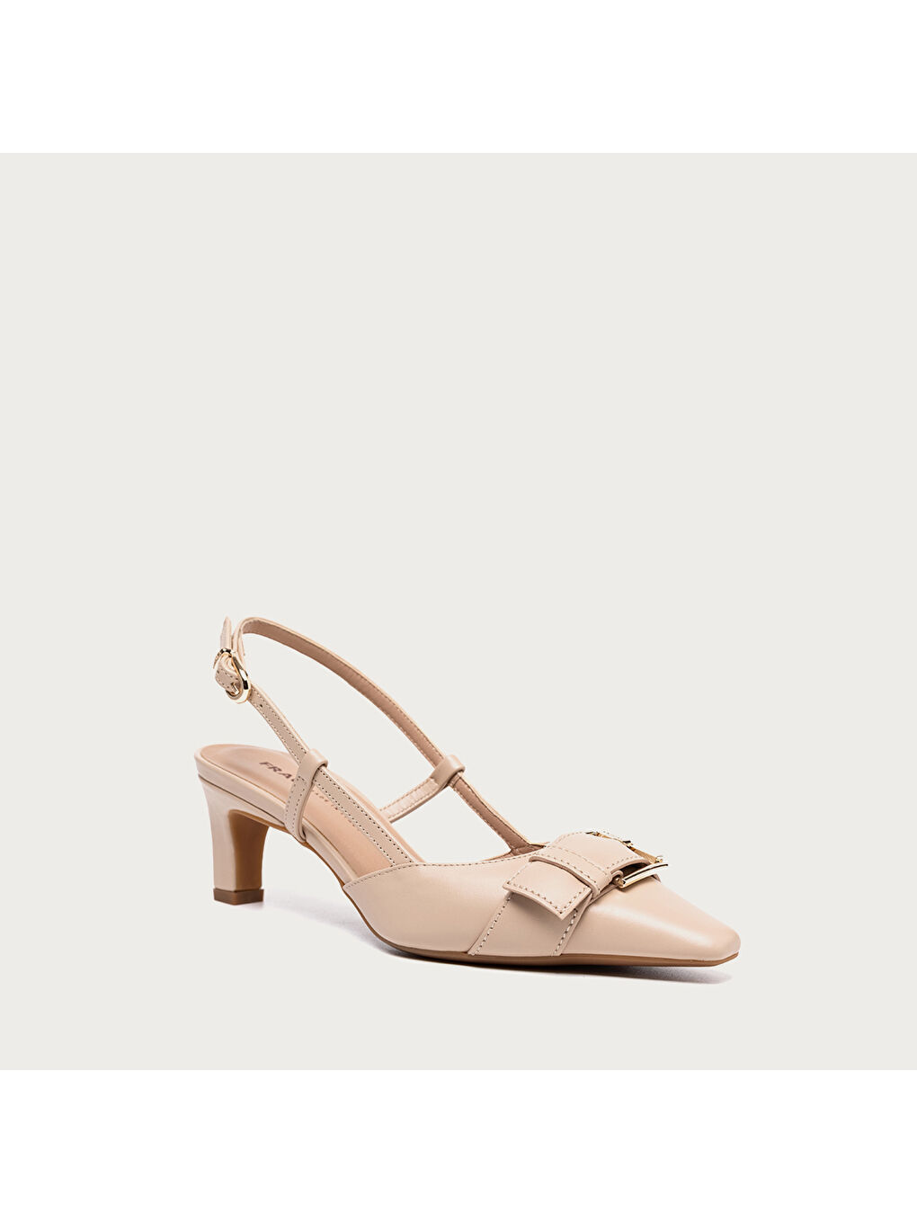 Kadın Bej Topuklu Ayakkabı 81M2 TRESOR-1