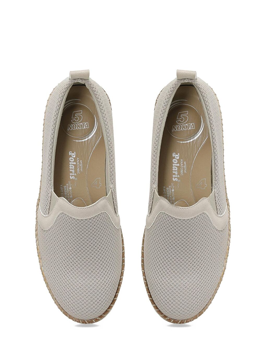 Bej 105022.Z4FX Vizon Kadın Dolgu Ayakkabı-3