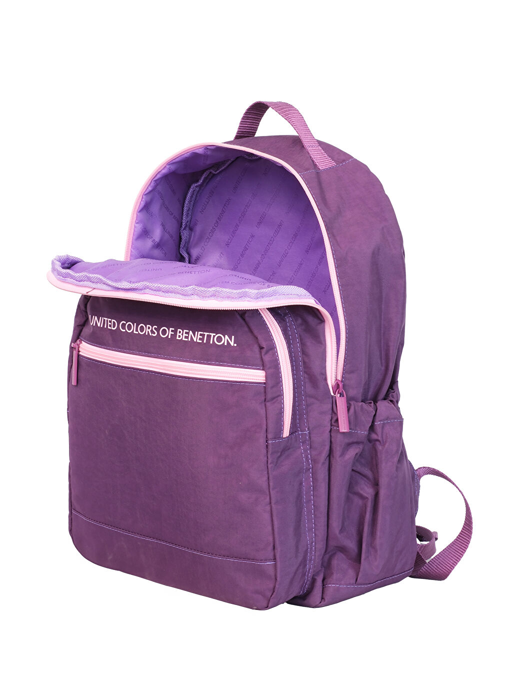 Mor Monokrom Still Kız Çocuk Sırt Çantası-4