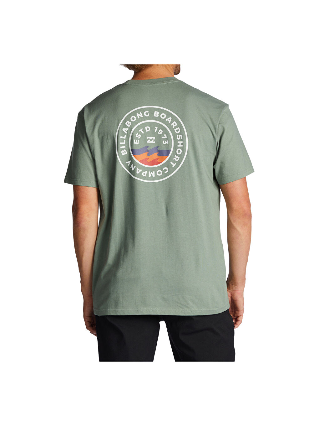 Haki Walled Ss Erkek Yeşil Tişört-4